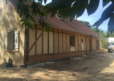 Construction maison pan de bois ou Colombage Loiret et Loir et Cher